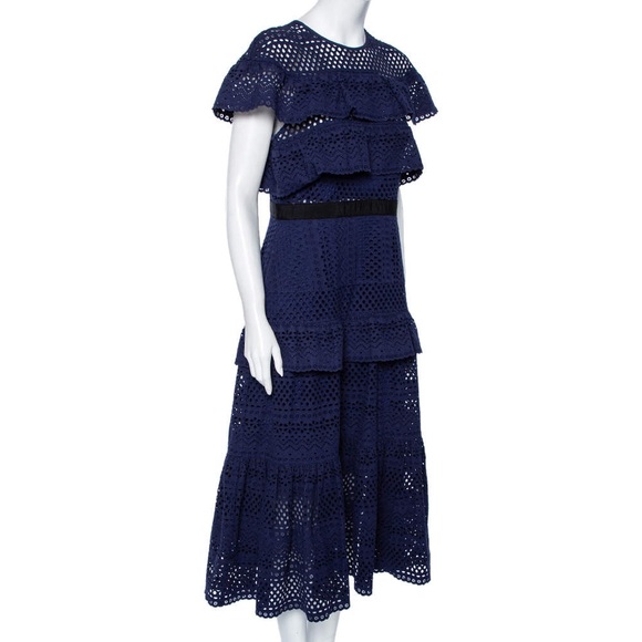 Self-portrait navy dress - Picture 3 of 5